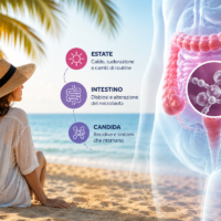 Candida intestinale in estate: perché la recidiva vaginale nasce spesso dall’intestino