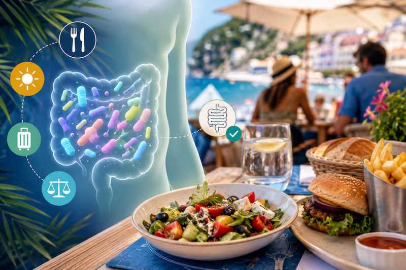 Microbiota intestinale e alimentazione estiva: cosa succede quando mangi fuori casa ogni giorno