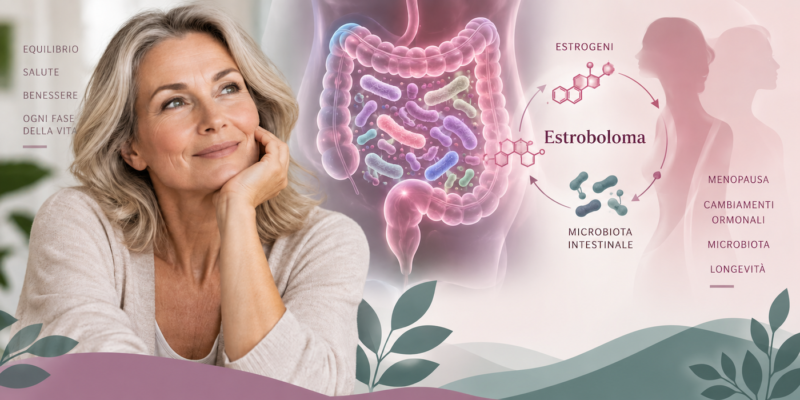 Menopausa e microbiota intestinale: il ruolo dell’estroboloma nei cambiamenti ormonali